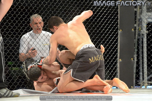2012-04-21 Milano in the cage 2 - Mixed Martial Arts 0051 Andrea Rinaudo-Fabrizio Calio